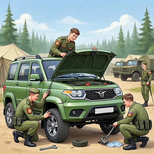 запчасти уаз на СВО